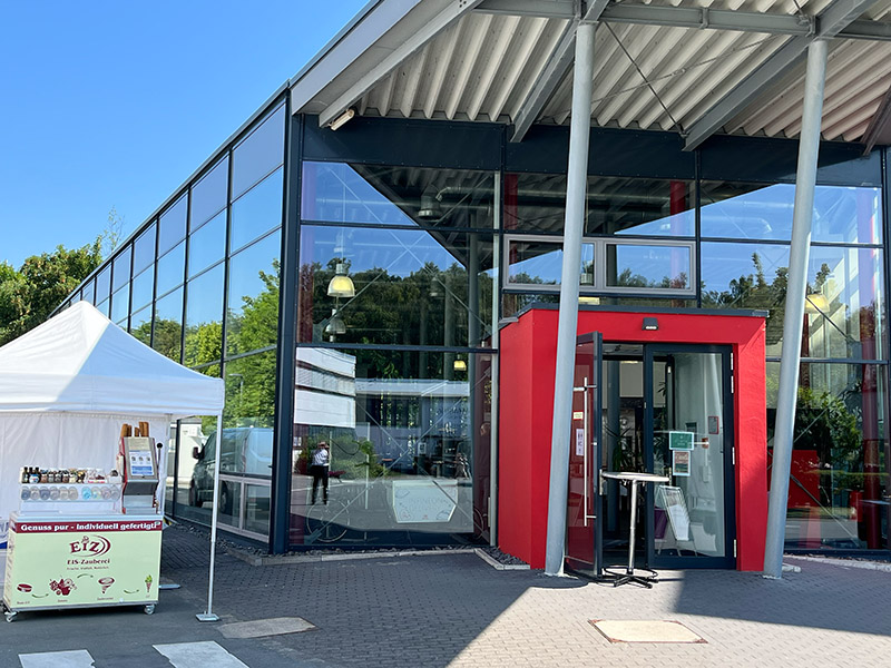 Eis-Catering beim Infineon Mitarbeiterfest