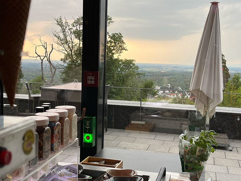 Eis-Catering bei der PLM-Jahrestagung