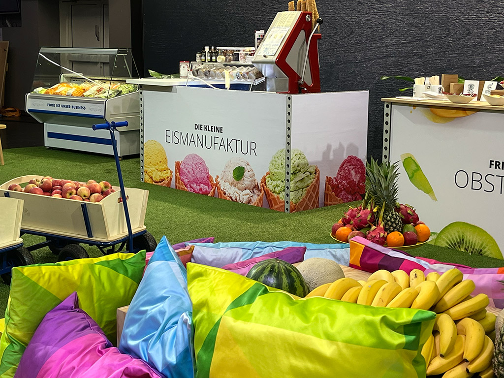 Eis-Catering bei der EGV-Hausmesse