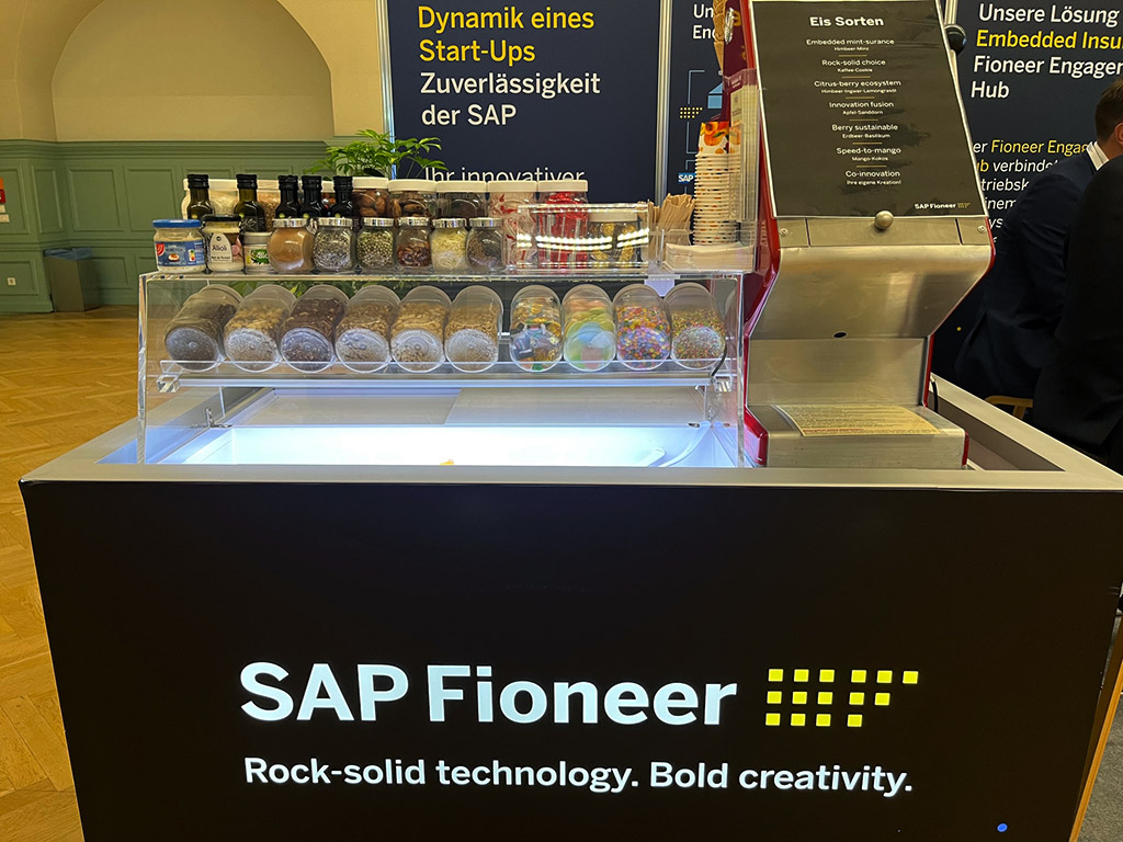 Eis-Catering für SAP-Fioneer beim Kongress in Leipzig